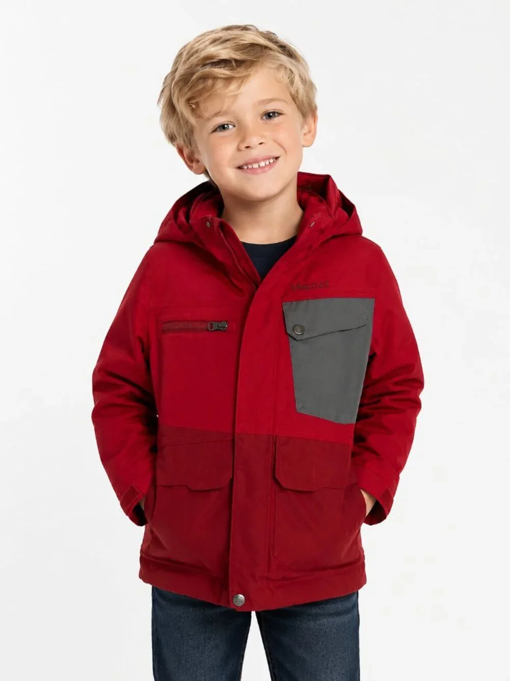 Boys MARMOT Space Walk Insulated Winter Ski Jacket Coat Sz Small